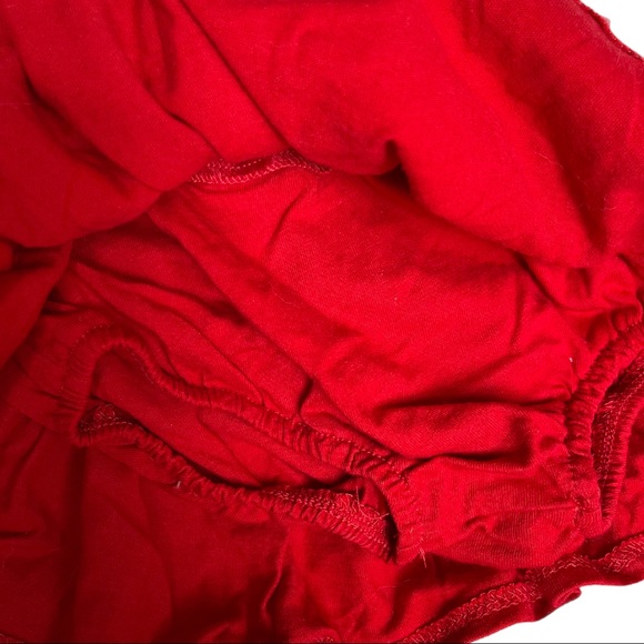 Koala Kids - white skirt, sheen white top layer with red hearts, flexible, 9m - Picture 5 of 6